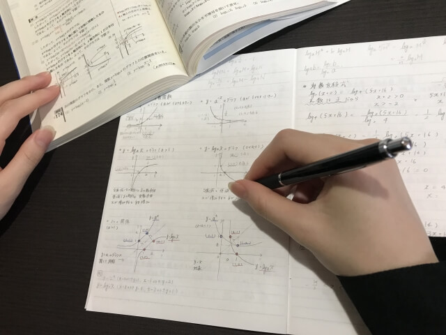 数学を学ぶためのノートとペン